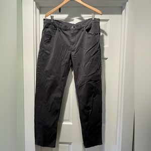 Mens Brooks Brothers pants.  Dark gray, slim fit.